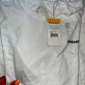 Figs long sleeve white “I am a nurse” shirt!